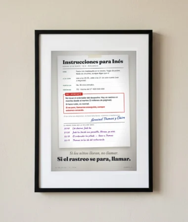 Instrucciones para la canguro – Pósters
