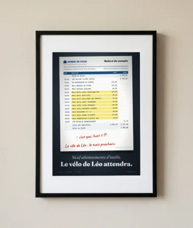 Le relevé du compte joint – Posters