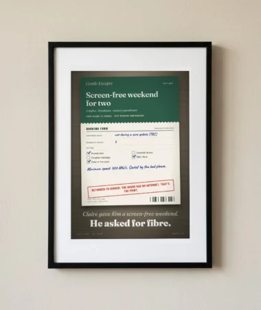 Screen-free weekend, Thomas’s terms – Posters