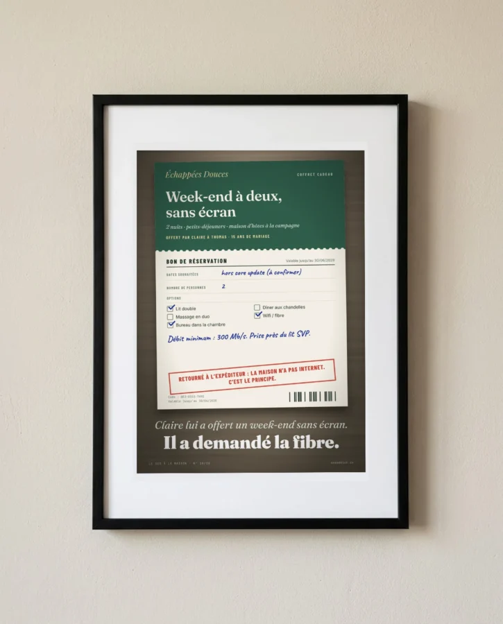 Week-end sans écran, conditions de Thomas – Posters