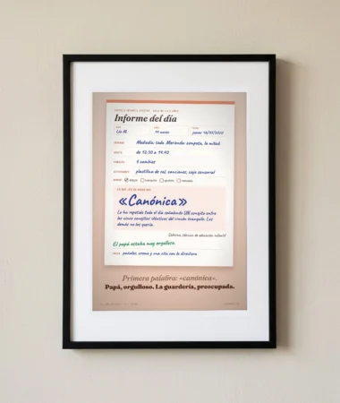 Primera palabra: «canónica» – Pósters