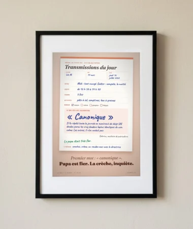 Premier mot : « canonique » – Posters