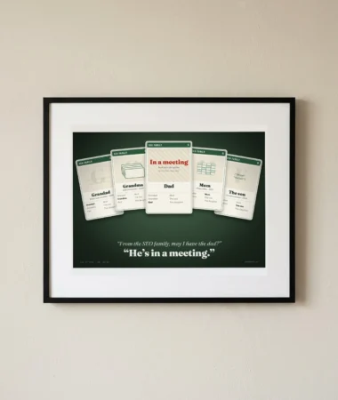 In the SEO family, I’d like the father – Posters