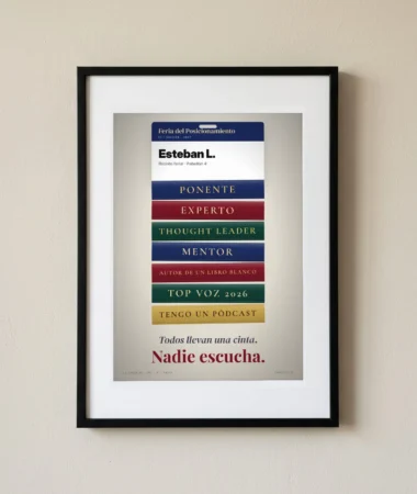 Cintas de acreditación: todo el mundo es experto – Pósters