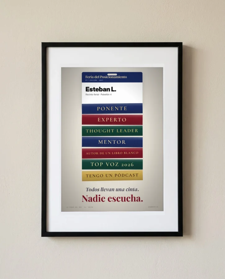 Cintas de acreditación: todo el mundo es experto – Pósters