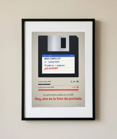 Disquete de 1,44 MB, la web completa – Pósters