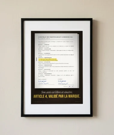 Contrat de partenariat : avis libre et sincère – Posters