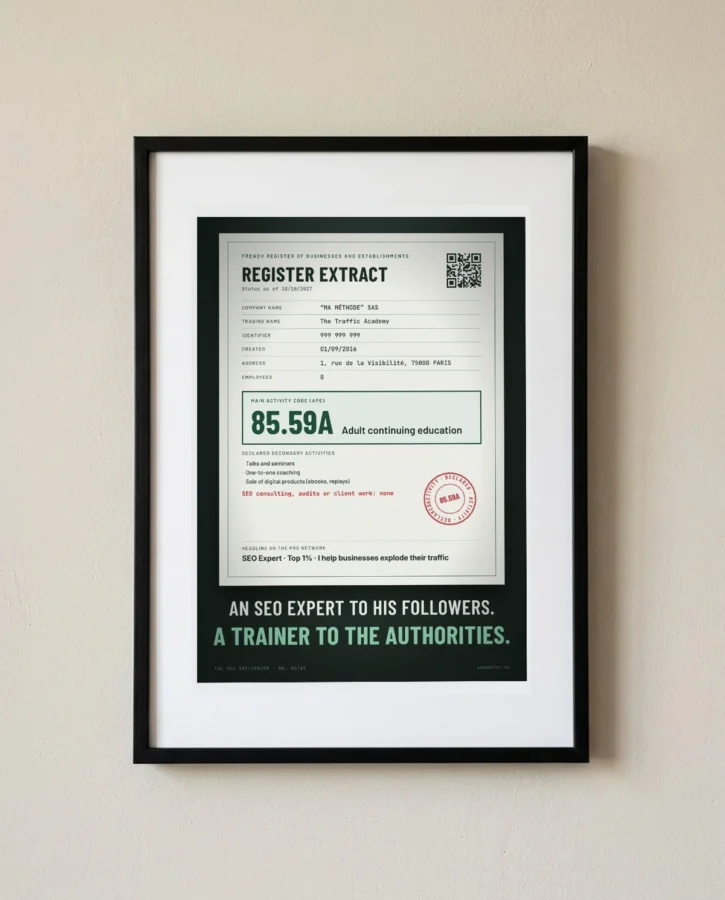 Activity code 85.59A: adult education – Posters