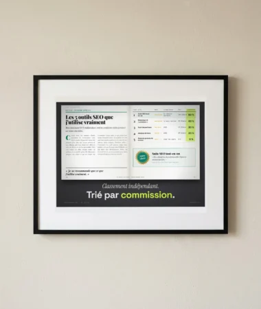 Comparatif indépendant, trié par commission – Posters
