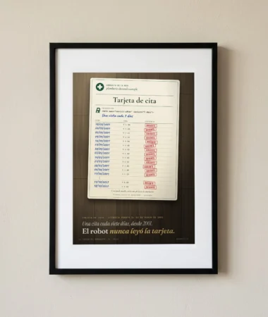 Tarjeta de cita del robot, cada 7 días desde 2001 – Pósters