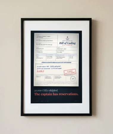Sitemap bill of lading, claused – Posters