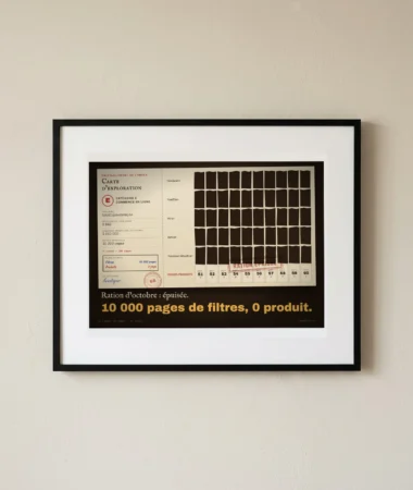 Carte de rationnement du robot, octobre – Posters