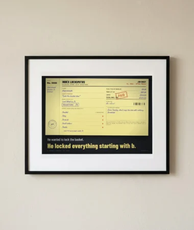 Locksmith’s job sheet: Disallow: /b – Posters