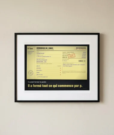 Bon d’intervention : Disallow: /p – Posters