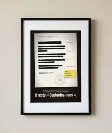 Page « Qui sommes-nous » : relue par le service juridique (451) – Posters