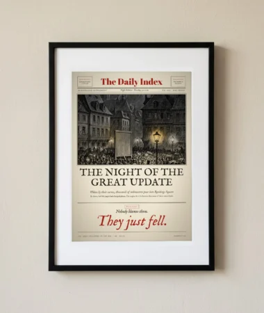 The Night of the Great Update – Posters