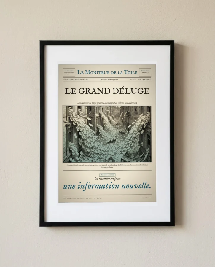 Le Grand Déluge de contenu – Posters