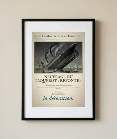 Naufrage du paquebot Refonte – Posters