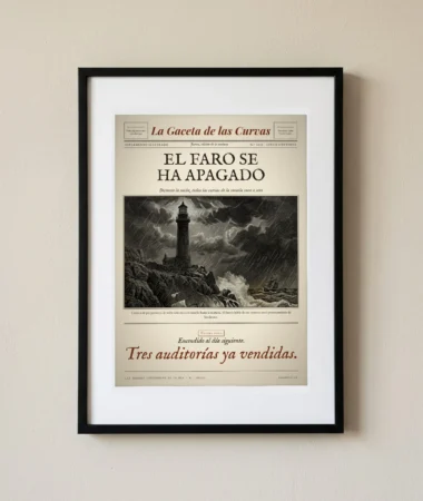 El faro de la consola se ha apagado – Pósters
