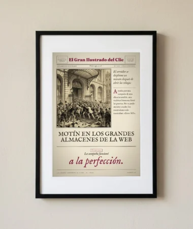 Motín en los Grandes Almacenes de la Web – Pósters