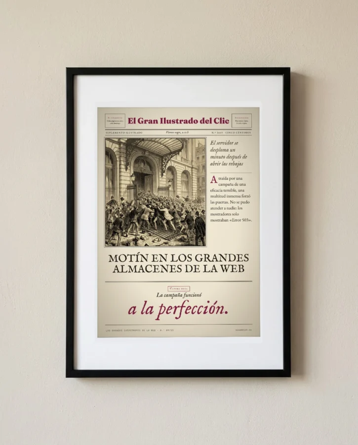 Motín en los Grandes Almacenes de la Web – Pósters