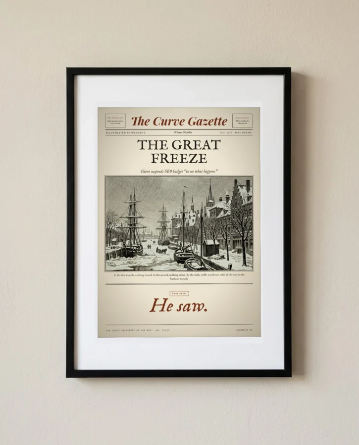 The Great SEO Budget Freeze – Posters