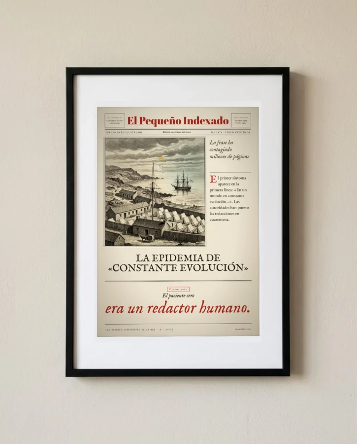 La epidemia de «constante evolución» – Pósters