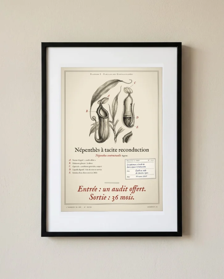 Népenthès à tacite reconduction – Posters