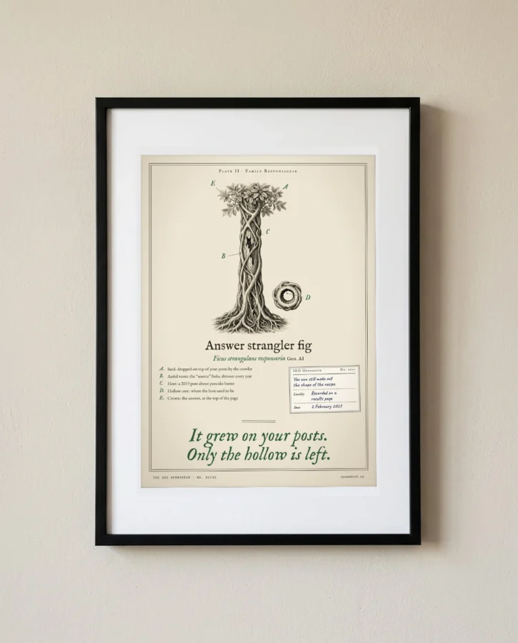 Answer strangler fig – Posters