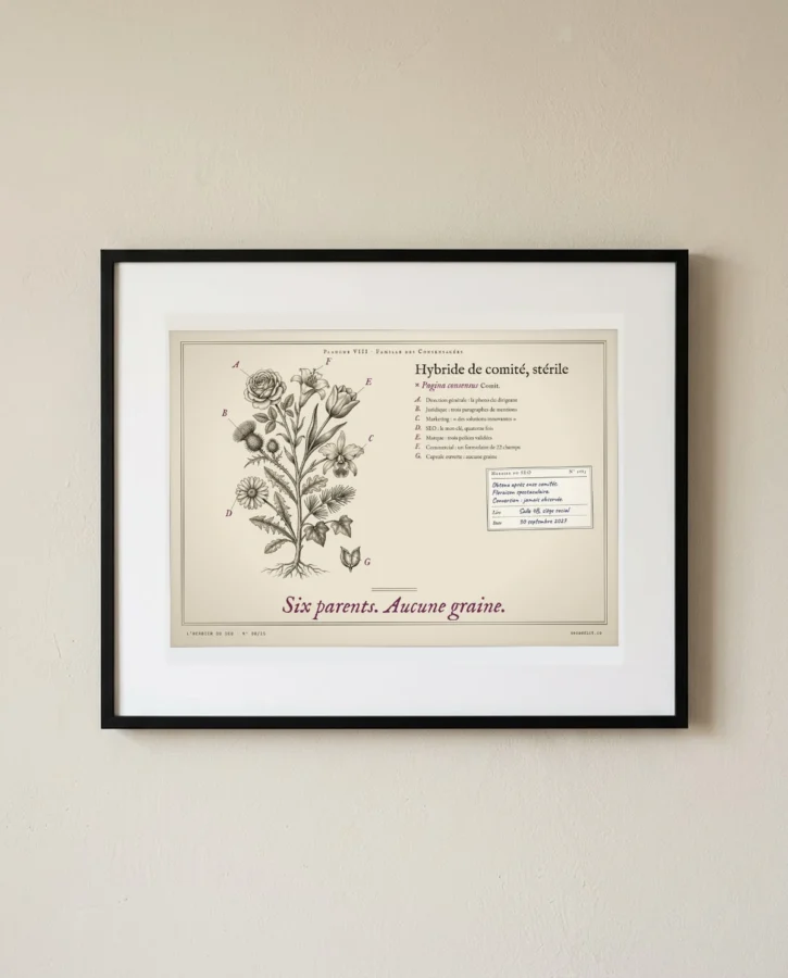 Hybride de comité, stérile – Posters