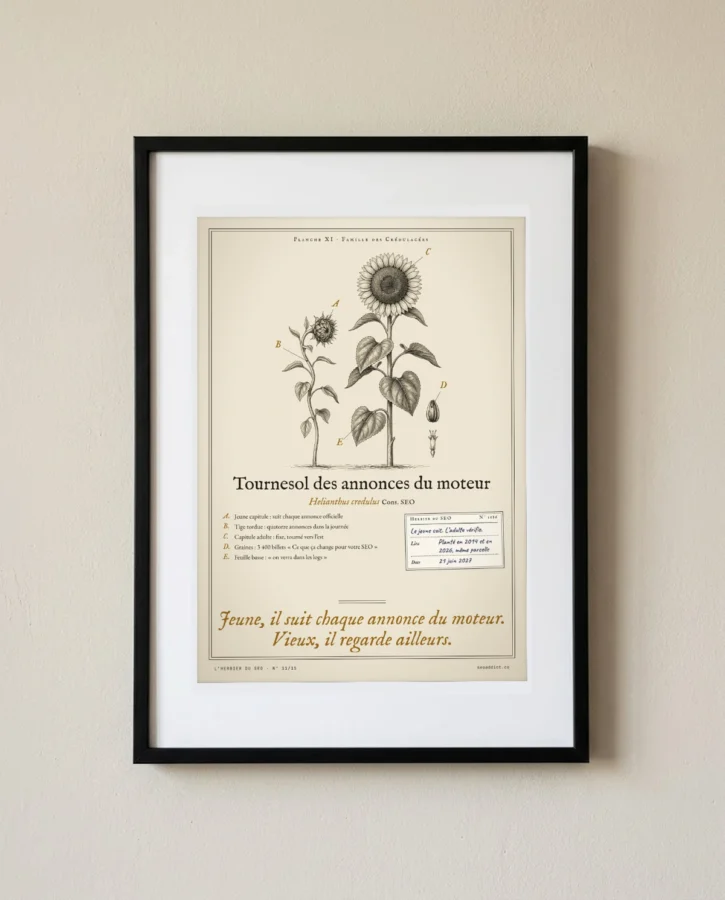 Tournesol des annonces du moteur – Posters