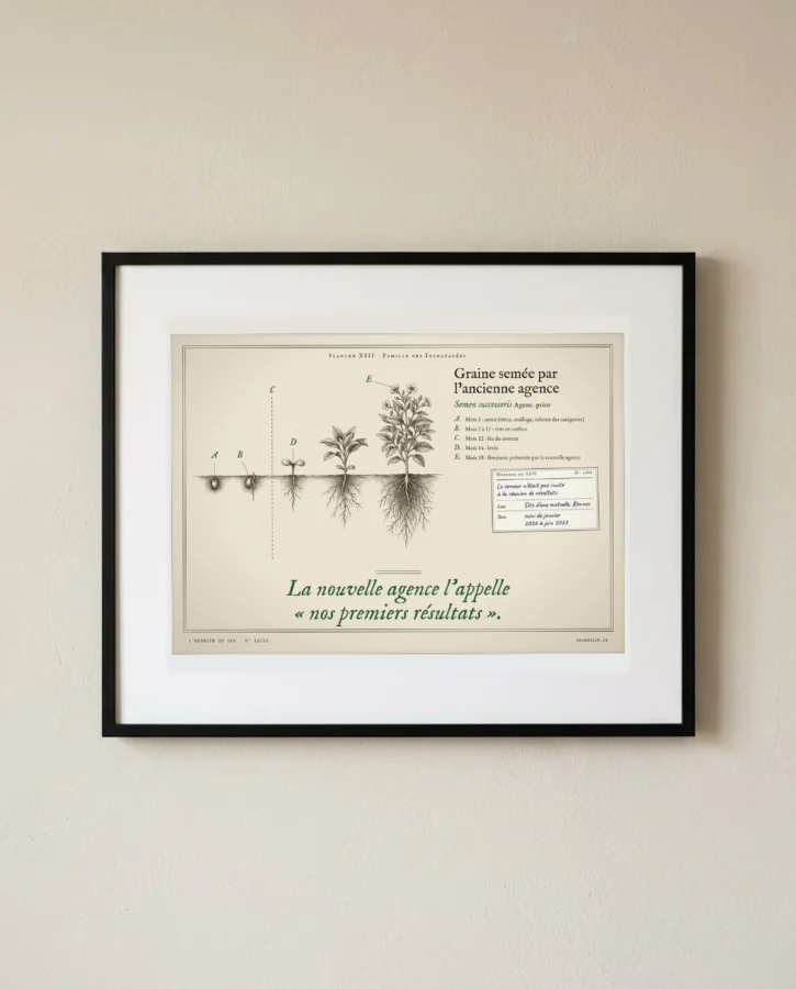 Graine semée par l’ancienne agence – Posters