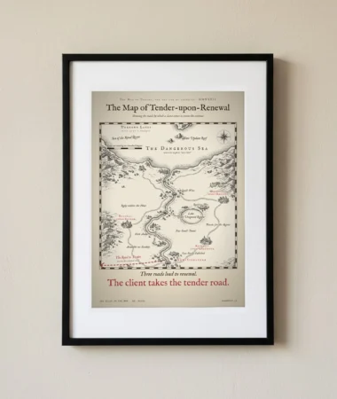 The Map of Tender-upon-Renewal – Posters