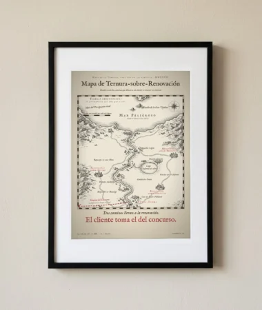 Mapa de Ternura-sobre-Renovación – Pósters
