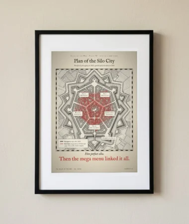 Plan of the Silo City – Posters