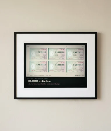 Counterfeit banknote sheet, mass content – Posters