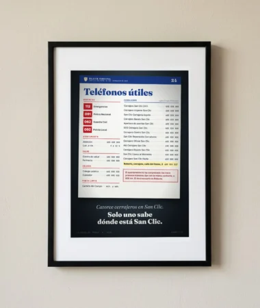 Teléfonos útiles, catorce cerrajeros – Pósters