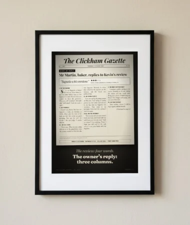 The baker’s right of reply – Posters