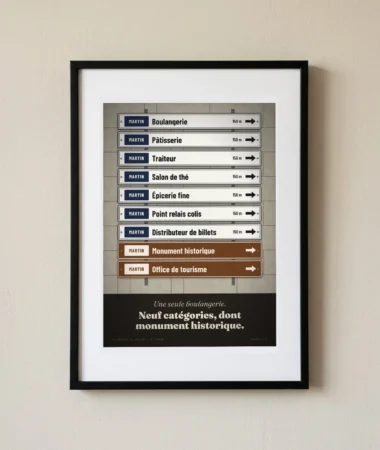 Neuf flèches pour une boulangerie – Posters