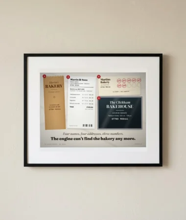 Four papers, four bakeries – Posters