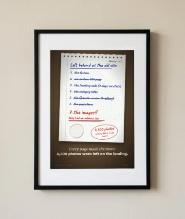 What we forgot: 4,300 photos left on the landing – Posters