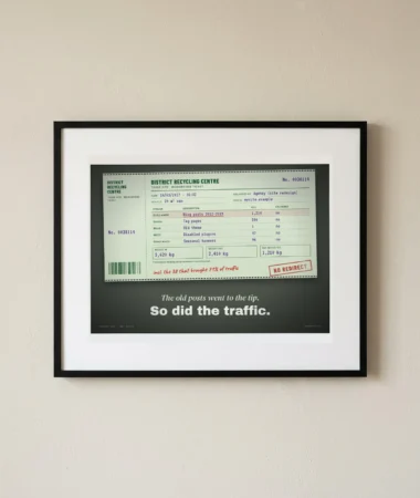 Tip weighbridge ticket: the old posts, and the traffic with them – Posters