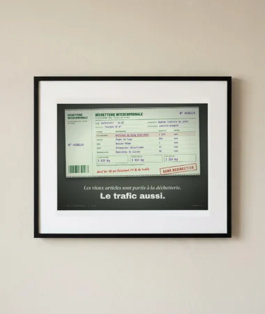 Ticket de déchetterie : les vieux articles, et le trafic avec – Posters