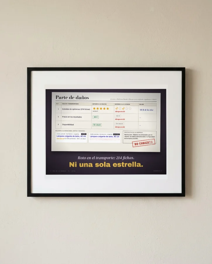 Parte de daños: 214 fichas, ni una sola estrella – Pósters