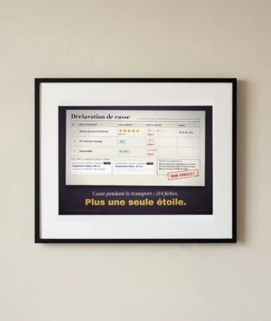 Déclaration de casse : 214 fiches, plus une seule étoile – Posters