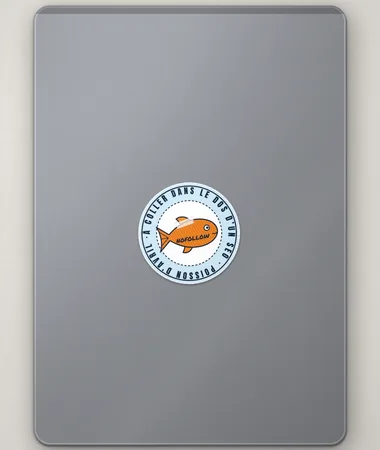 Poisson nofollow, à coller dans le dos – Stickers