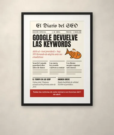 La portada del 1 de abril – Pósters