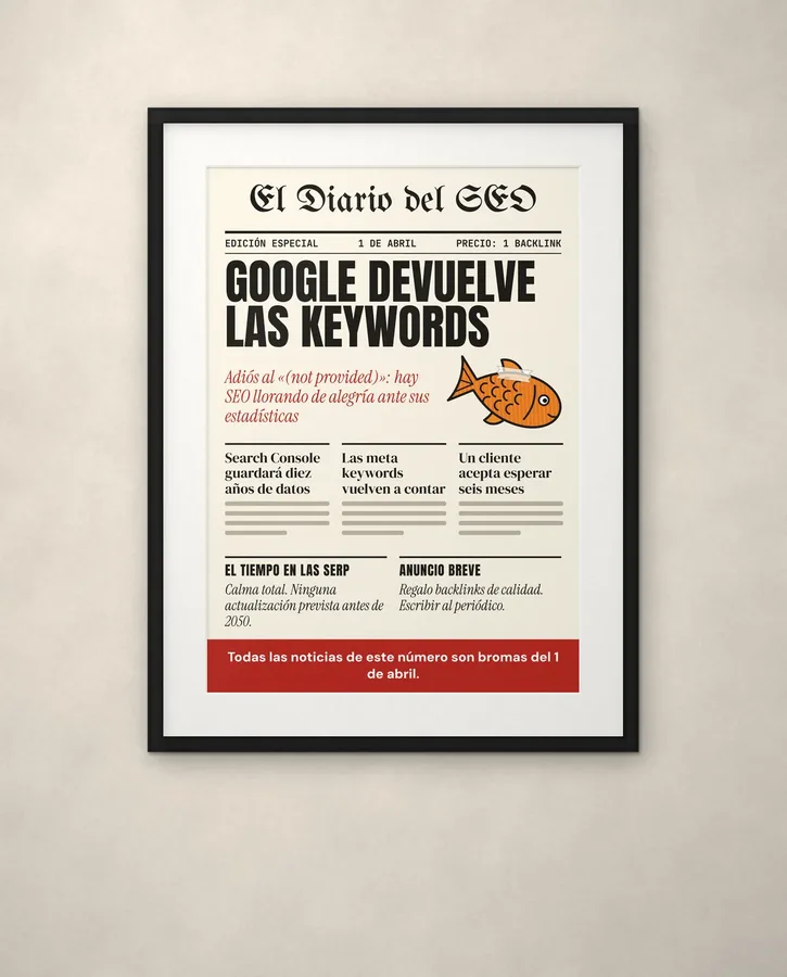 La portada del 1 de abril – Pósters