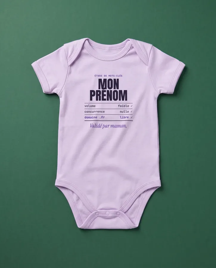 Mon prénom, choisi après une étude de mots-clés – Enfants et bébés