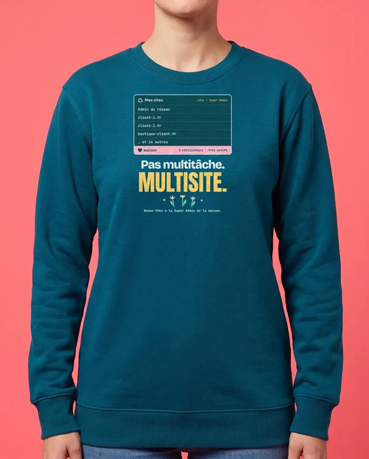Pas multitâche, multisite – Textile adulte